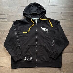 Disney Parks Star Wars The Mandalorian Child Grogu Hoodie Jacket Size XXL